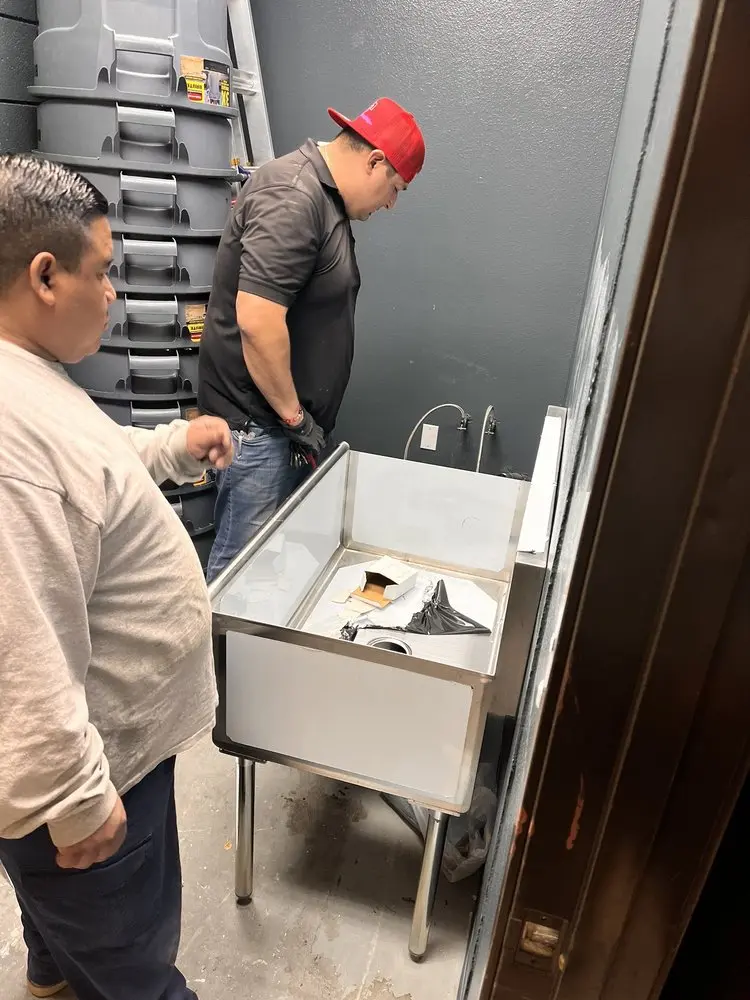 Commercial plumbing and sink installation in Southeast Torrance