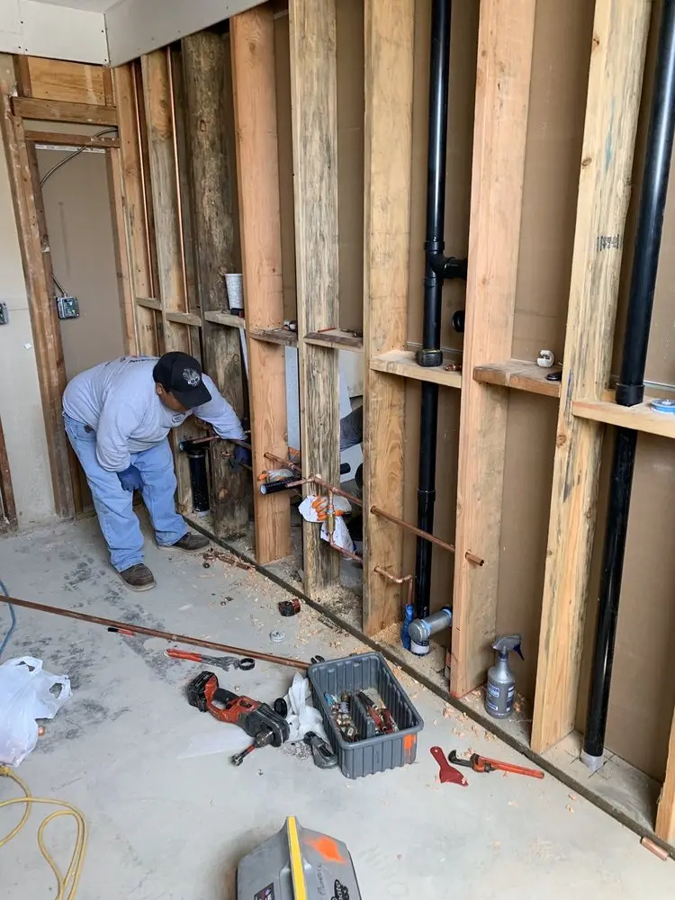 Commercial rough-in plumbing for Water Heater Replacement in Southeast Torrance